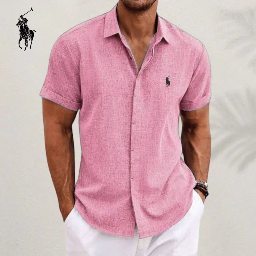 Men's Elegant Linen Cotton Shirt