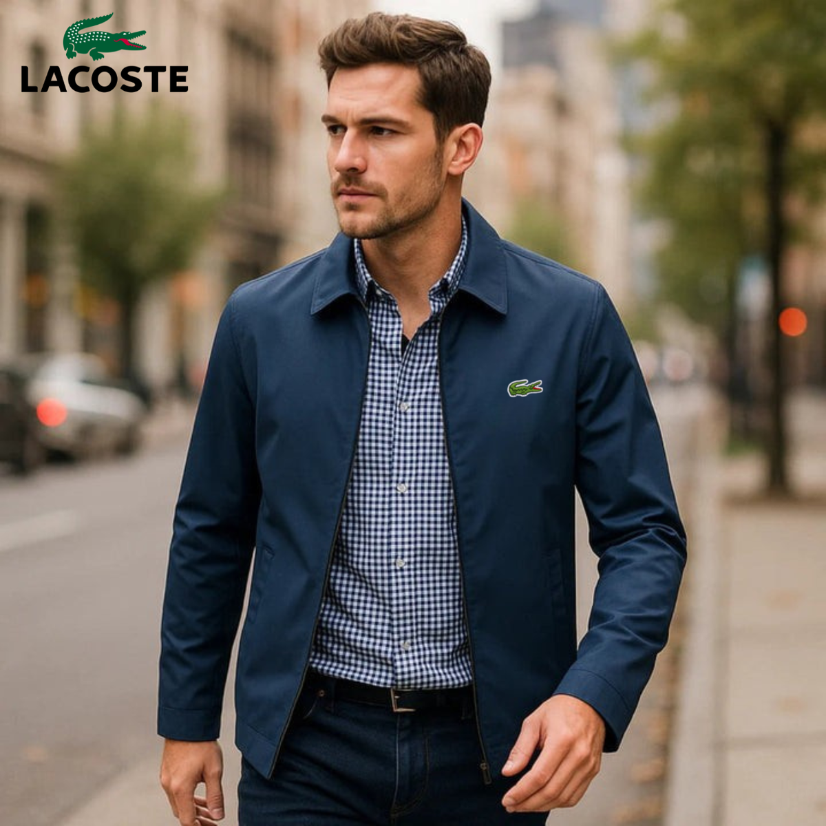 Men's Elegant Jacket with Zip - CLEARANCE SALE