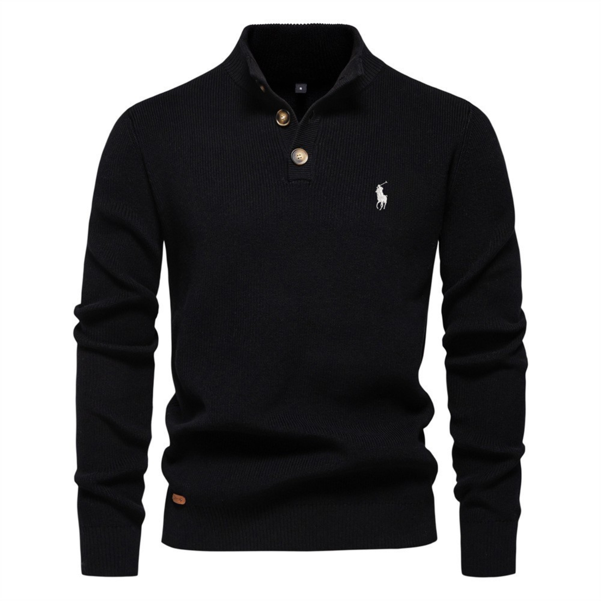 Men's Premium Knit Henley Sweater || Clearance Sale
