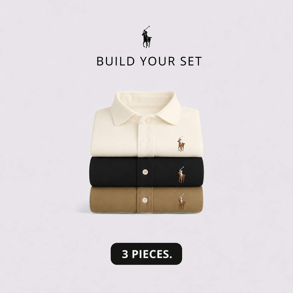 3-Piece Premium Dress Shirt Set