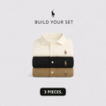 3-Piece Premium Dress Shirt Set