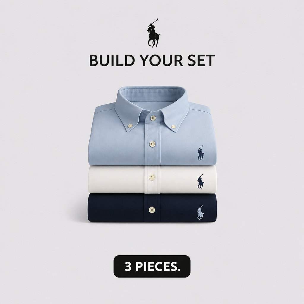 3-Piece Premium Dress Shirt Set